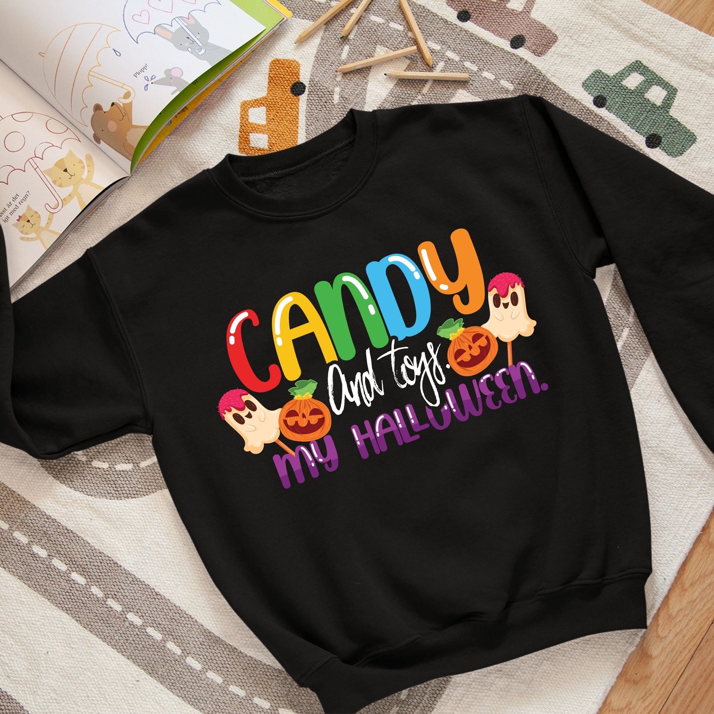 Halloween Candy and Toys Bodysuit, Halloween Gift Bodysuit, Funny Halloween Bodysuit, Halloween Design Shirt, Fall Bodysuits