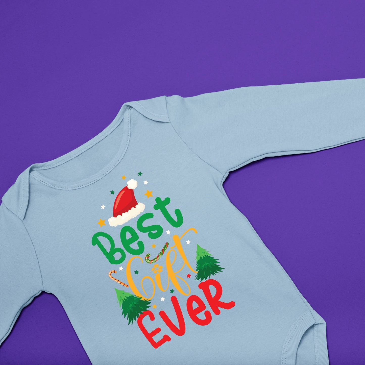 Best Gift Ever, Christmas Long Sleeves, Christmas Onesies, Christmas Bodysuits, Christmas Bodysuits For Kids, Christmas Present