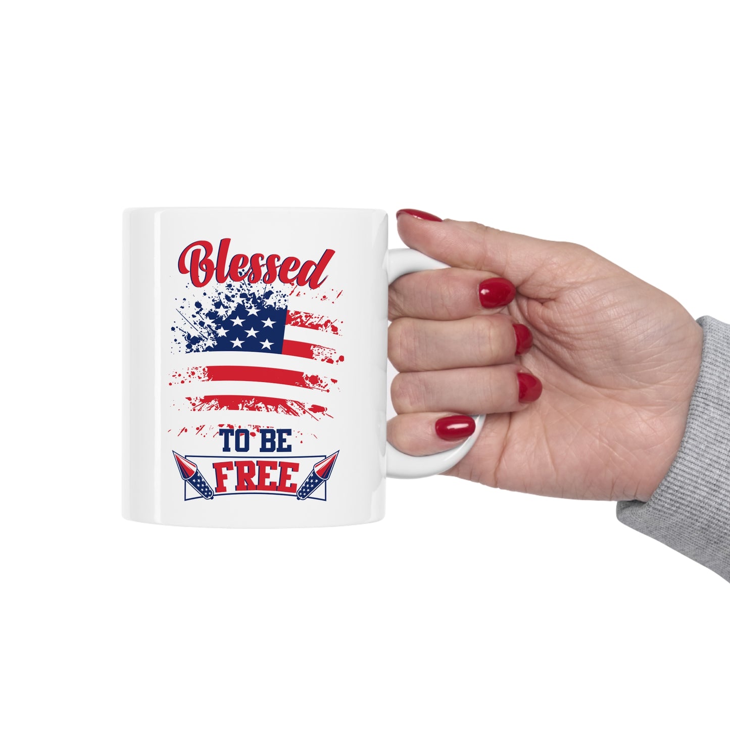 Blessed to be Free Ceramic Mug 11oz