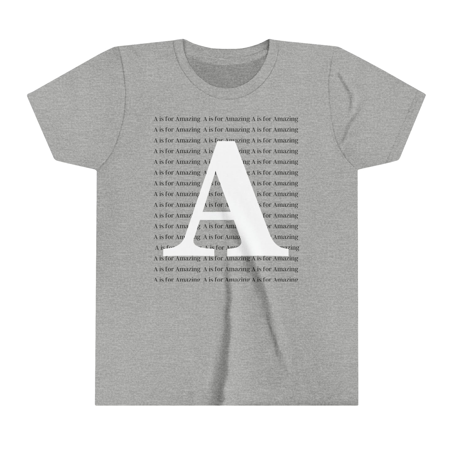 A is for Amazing Youth Short Sleeve Tee