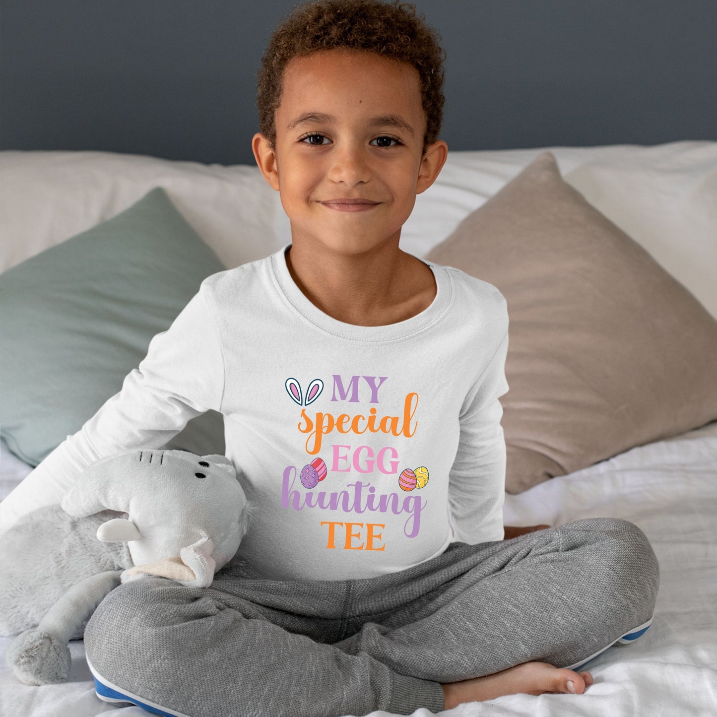 My Special Egg Hunting Tee - Toddler Long Sleeve Tee