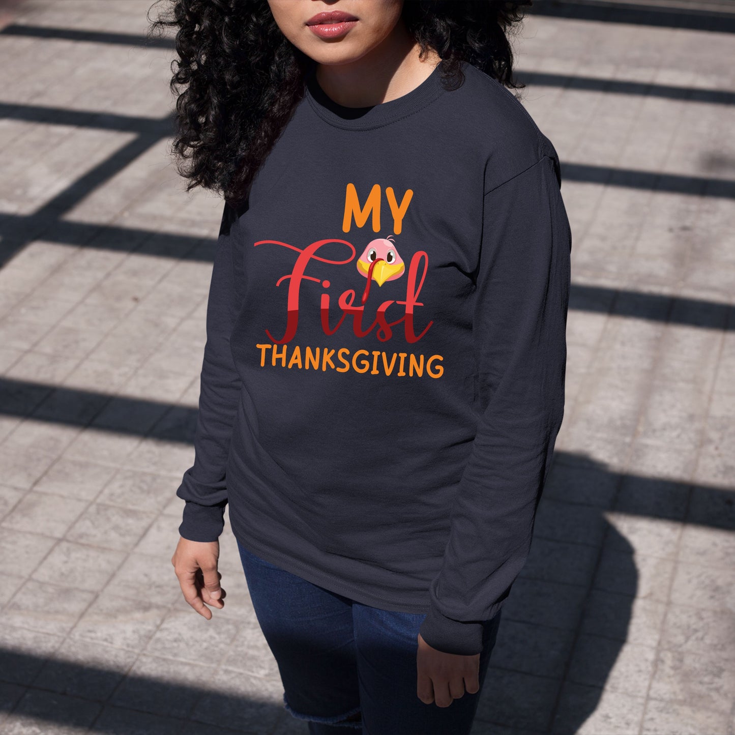 My First Thanks Giving, Thanksgiving Sweatshirt, Thanksgiving Sweater for Women, Thanksgiving Gift Ideas, Cute Thanksgiving