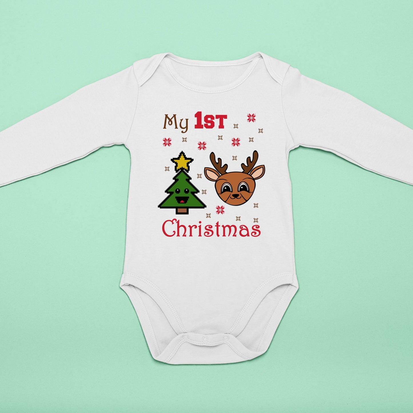 First Christmas, Onesie Long Sleeves, Christmas Decor, Christmas Clothing, Christmas Sweatshirts, Christmas Shirts, Christmas