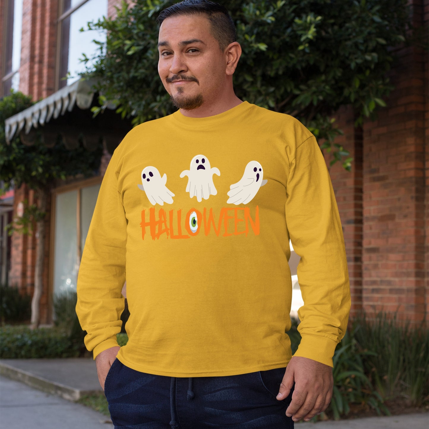Halloween Ghost Sweatshirt, Halloween Gift Sweatshirt, Halloween Sweater, Cute Halloween Sweatshirt, Funny Halloween Sweatshirt