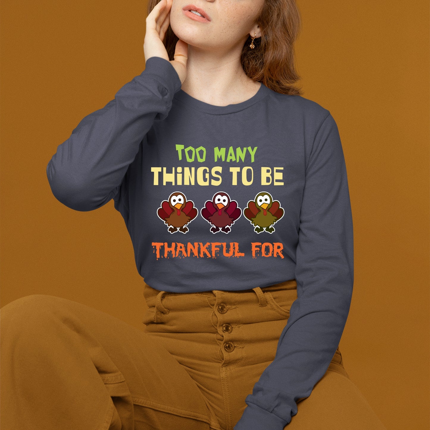 Thanksgiving Cute Turkey Sweatshirt, Thanksgiving Sweatshirt, Thanksgiving Sweater for Men, Thanksgiving Sweater for Women, Thanking Gift