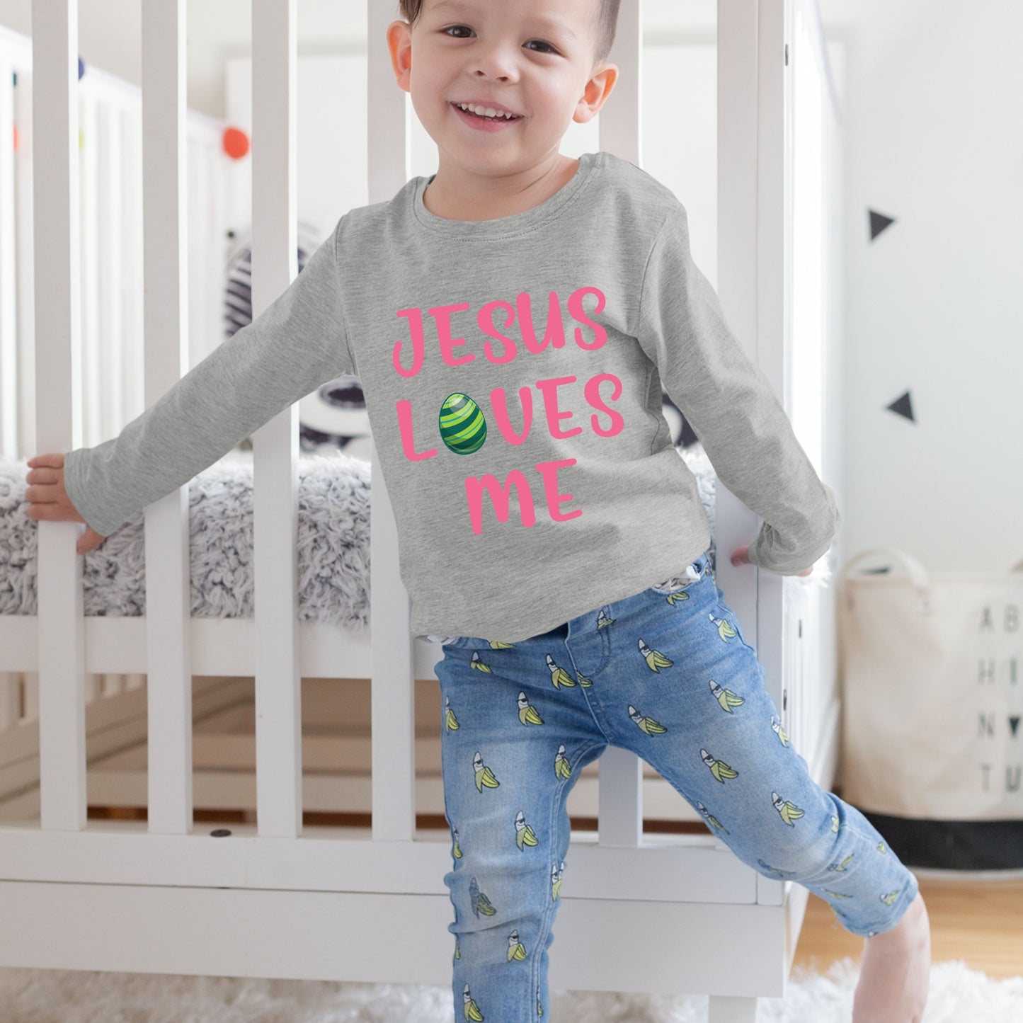 Jesus Loves Me - Toddler Long Sleeve Tee