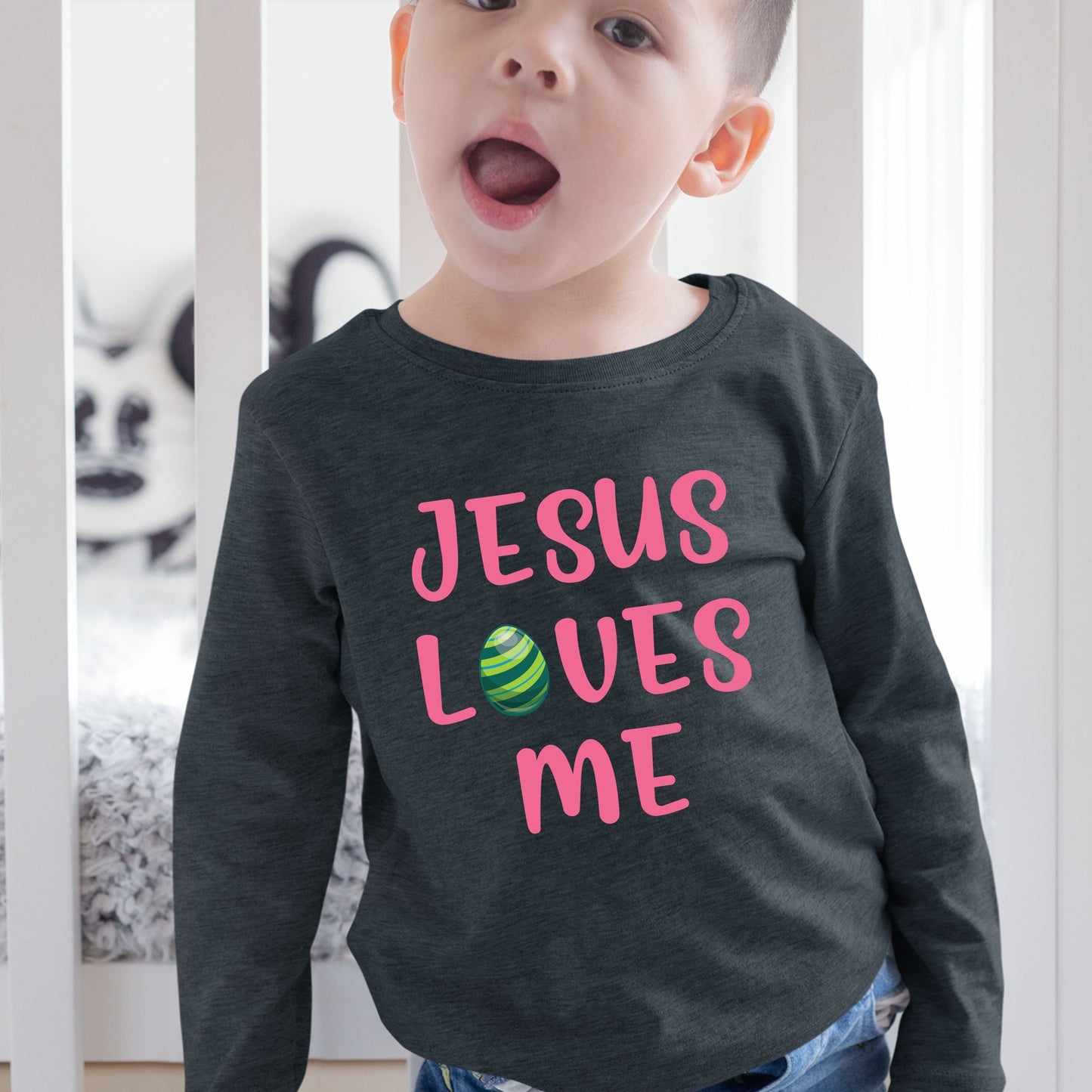 Jesus Loves Me - Toddler Long Sleeve Tee