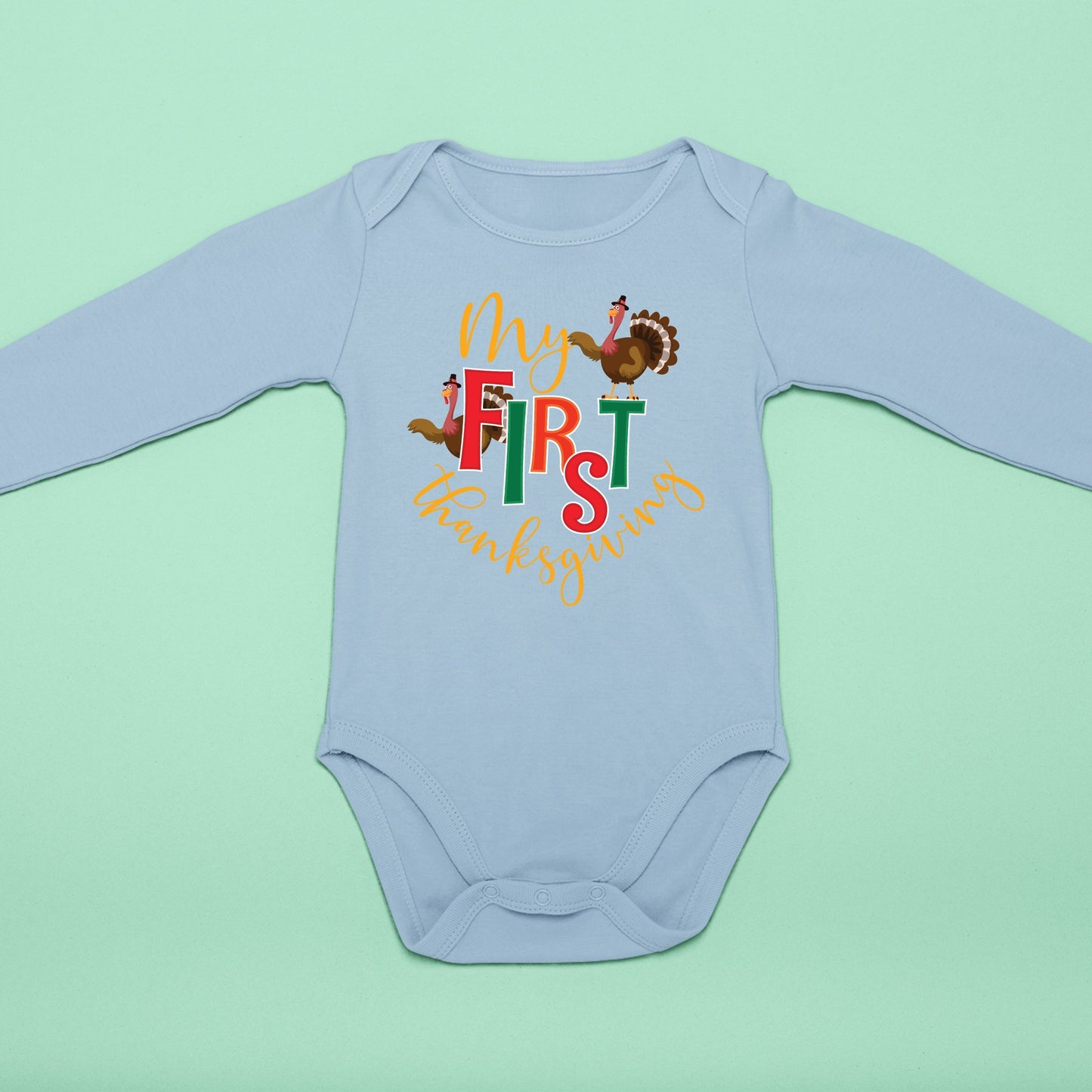 My First Thanks Giving, Thanksgiving Bodysuit, Thanksgiving Onesies for kids, Thanksgiving Gift Ideas, Cute Thanksgiving