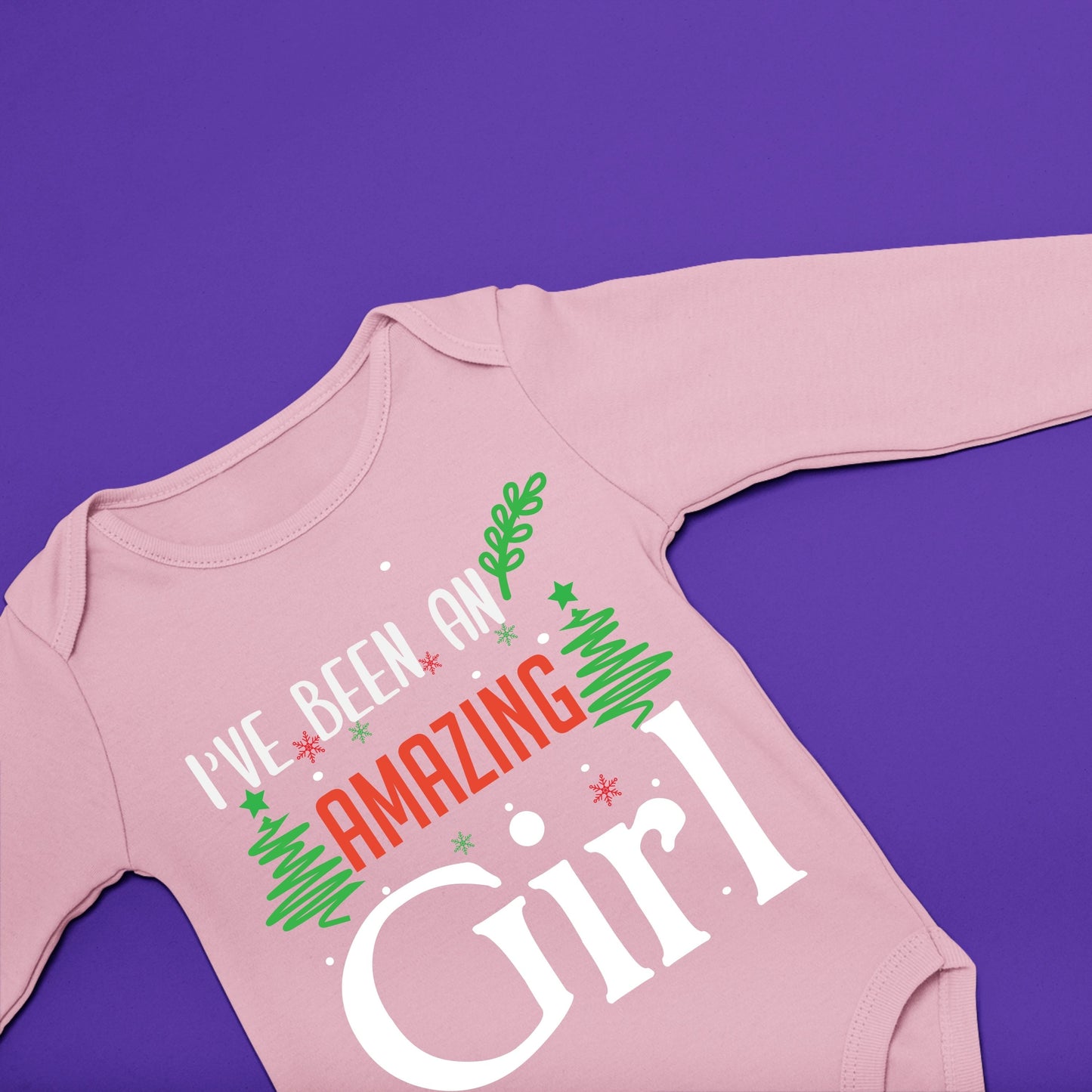 Ive Been an Amazing Girl, Onesie Long Sleeves, Christmas, Christmas Shirts, Christmas Clothing, Christmas Decor, Christmas Sweatshirts