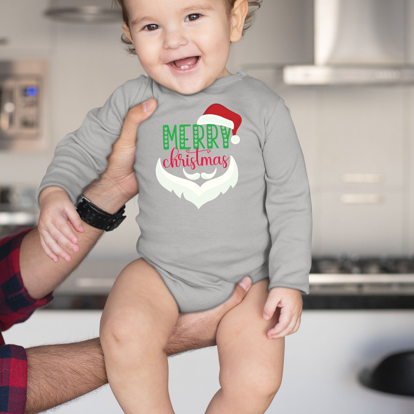 Merry Christmas, Christmas Bodysuits For Kids, Christmas Bodysuits, Christmas Long Sleeves, Christmas Present, Christmas Onesies