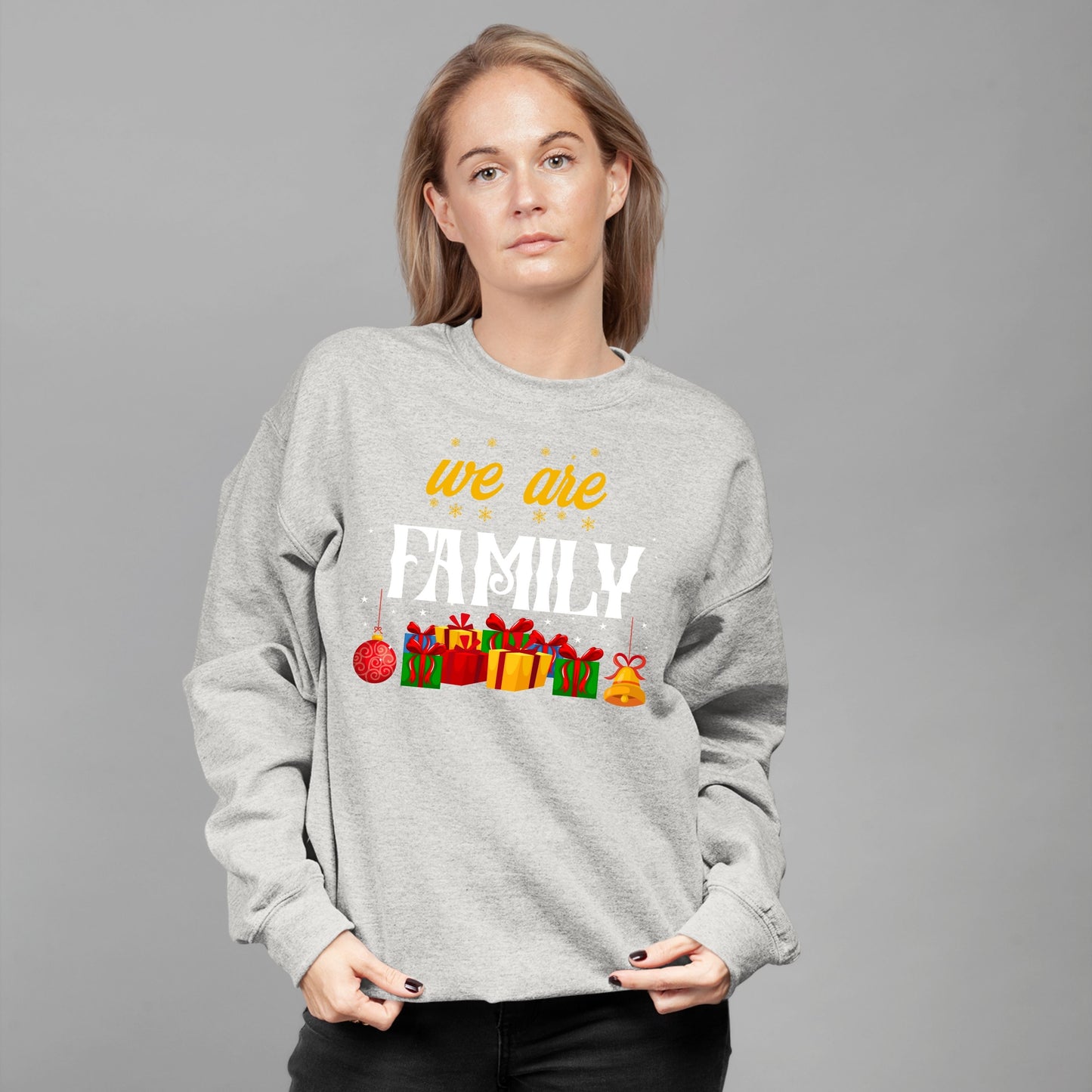 We Are Family, Women Long Sleeves, Christmas, Christmas Decor, Christmas Shirts, Christmas Sweatshirts, Christmas Clothing