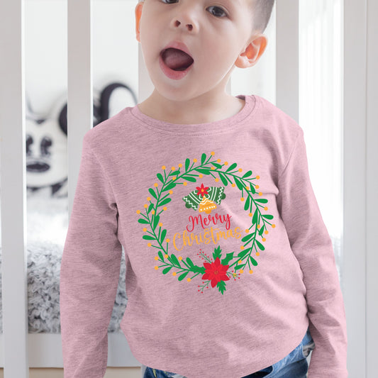 Merry Christmas, Christmas Long Sleeves, Christmas Crewneck For Toddler, Christmas Sweatshirt, Christmas Present, Christmas Sweater