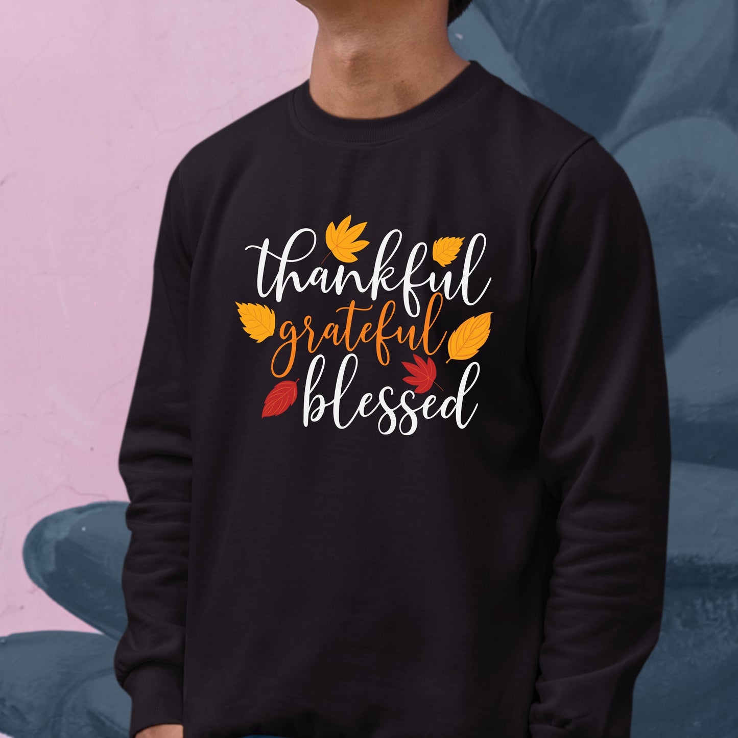 Thankful Grateful Blessed, Thanksgiving Sweatshirt, Thanksgiving Sweater for kids, Thanksgiving Gift Ideas, Cute Thanksgiving