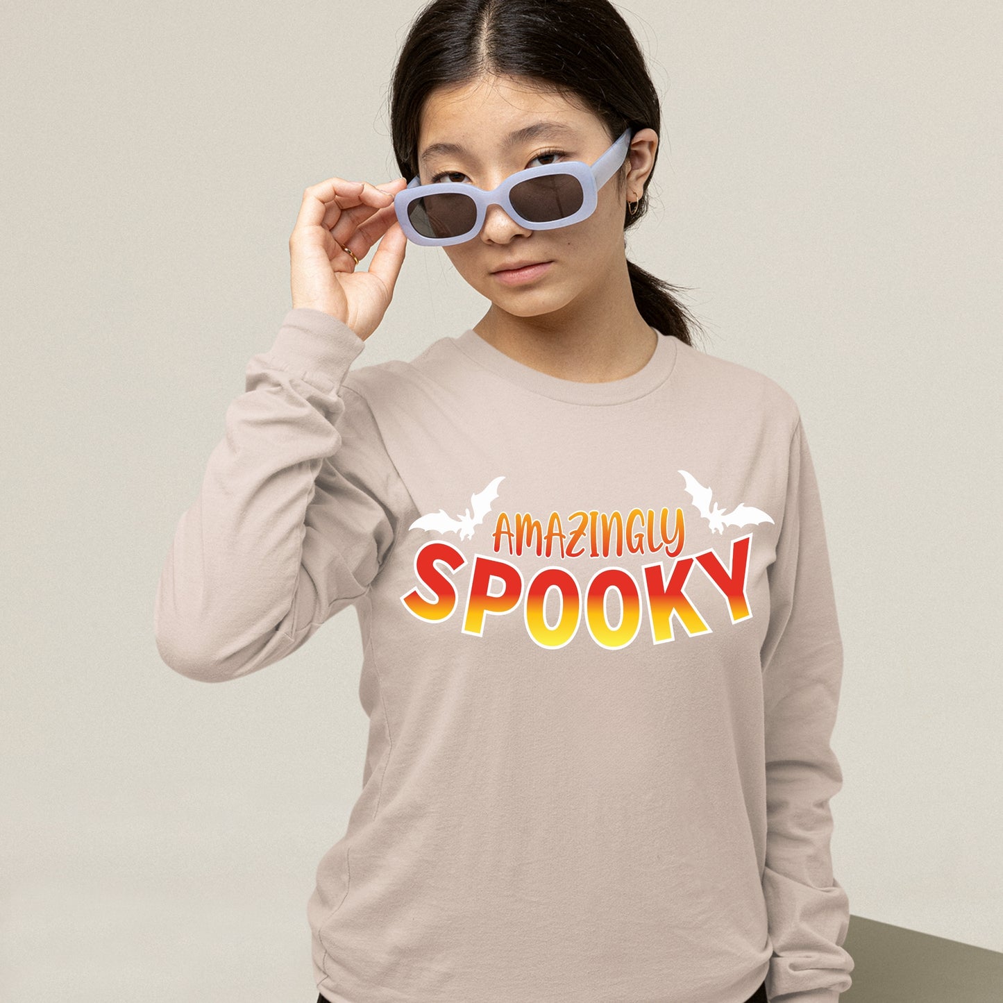 Halloween Amazingly Spooky Sweatshirt, Halloween Gift Sweatshirt, Halloween Sweater, Cute Halloween Sweatshirt, Halloween Design Shirt
