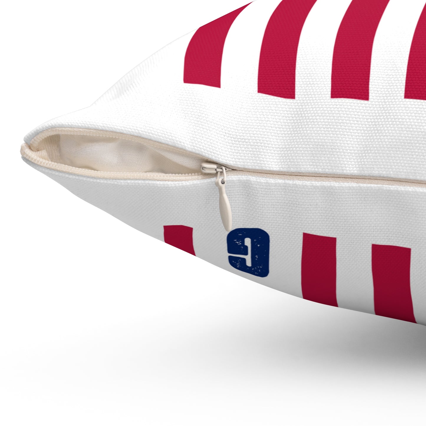 US Flag: Amazing Spun Polyester Square Pillow