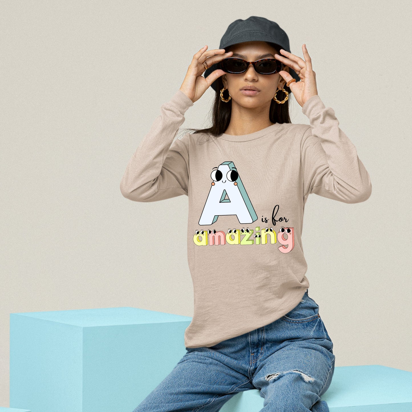 A Is for Amazing Women Long Sleeves