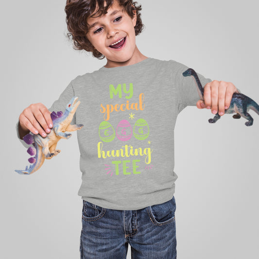 My Special Egg Hunting Tee - Toddler Long Sleeve Tee