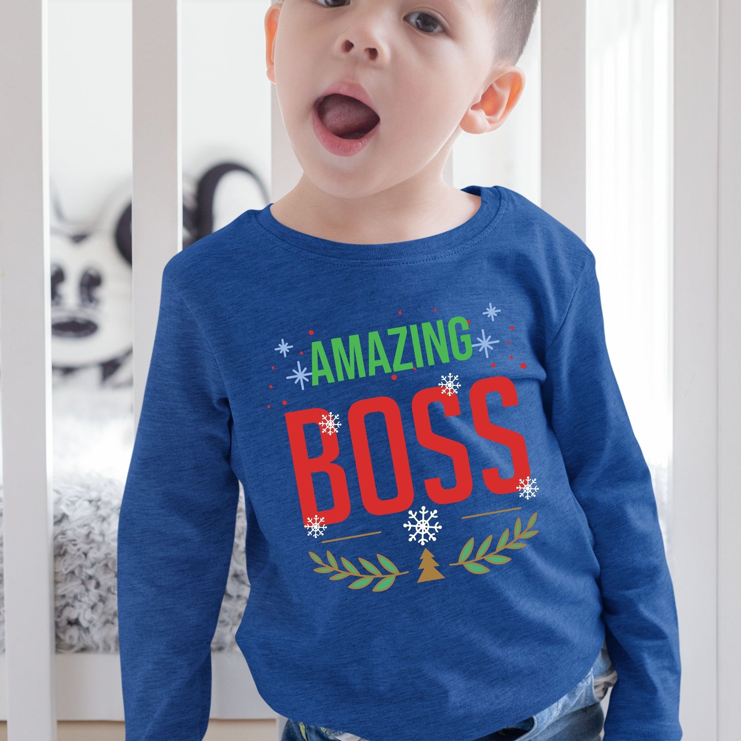 Amazing Boss, Toddler Long Sleeves, Christmas Shirts, Christmas Sweatshirts, Christmas, Christmas Clothing, Christmas Decor