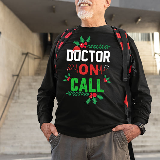 Doctor on Call, Men Long Sleeves, Christmas Shirts, Christmas Sweatshirts, Christmas, Christmas Clothing, Christmas Decor