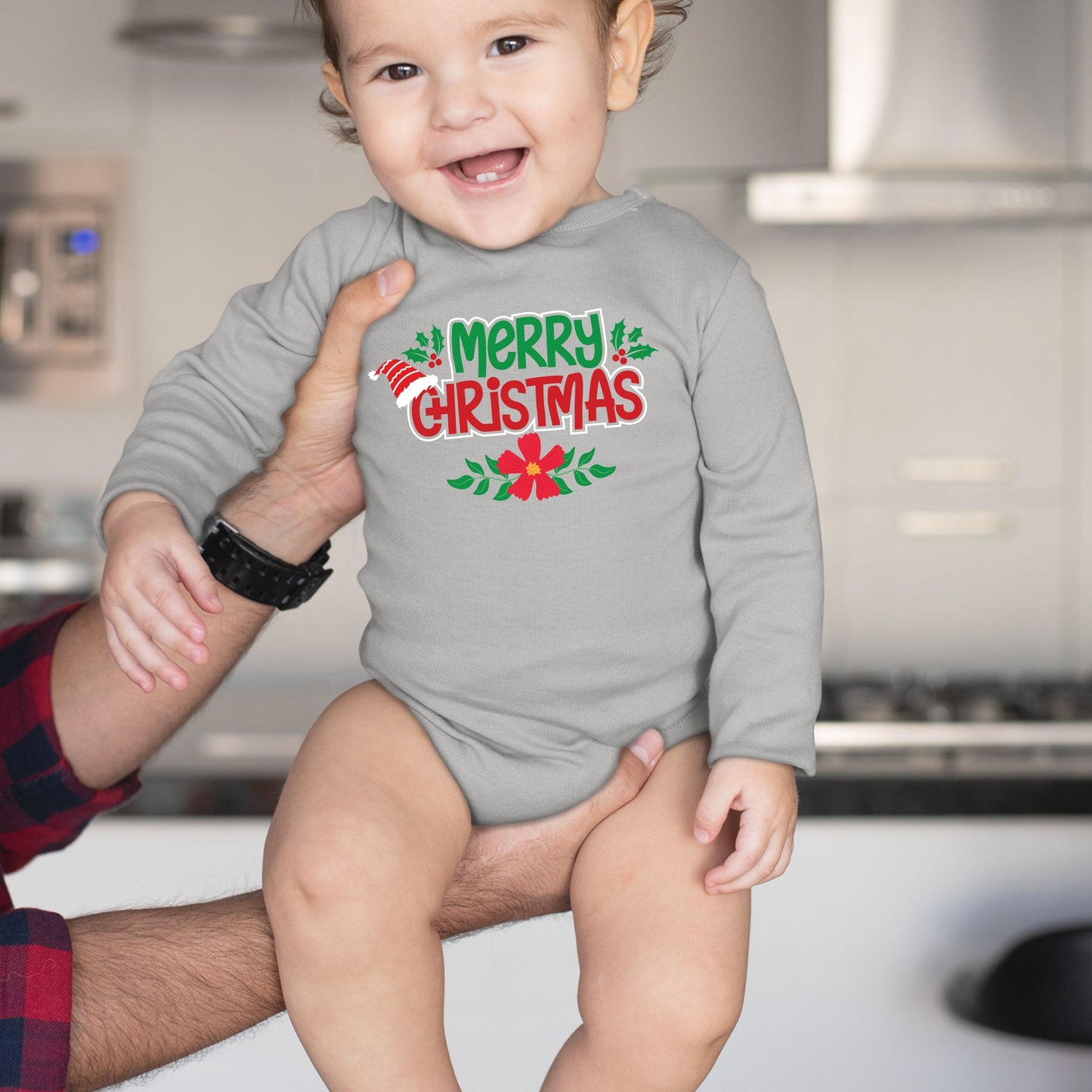 Merry Christmas, Christmas Long Sleeves, Christmas Onesies, Christmas Bodysuits, Christmas Bodysuits For Kids, Christmas Present