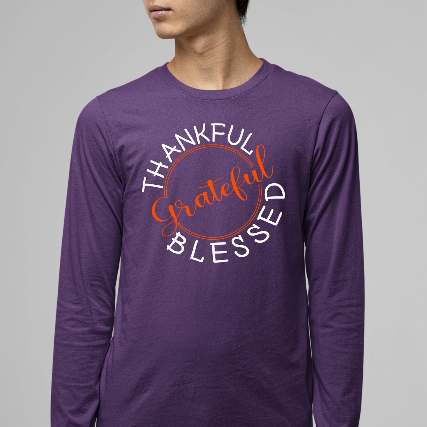 Thankful Grateful Blessed, Thanksgiving Sweatshirt, Thanksgiving Sweater for Men, Thanksgiving Gift Ideas, Cute Thanksgiving