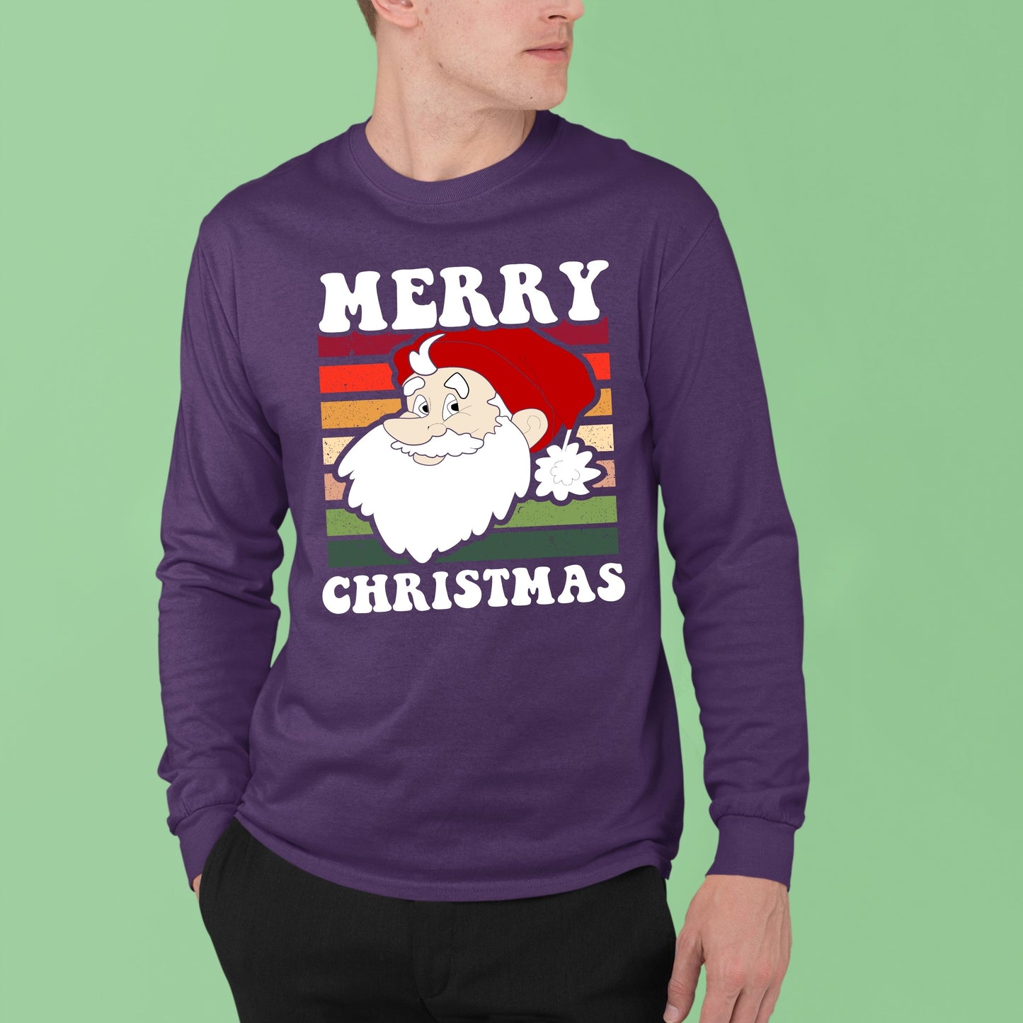 Merry Christmas, Men Long Sleeves, Christmas Sweatshirts, Christmas Clothing, Christmas Decor, Christmas, Christmas Shirts