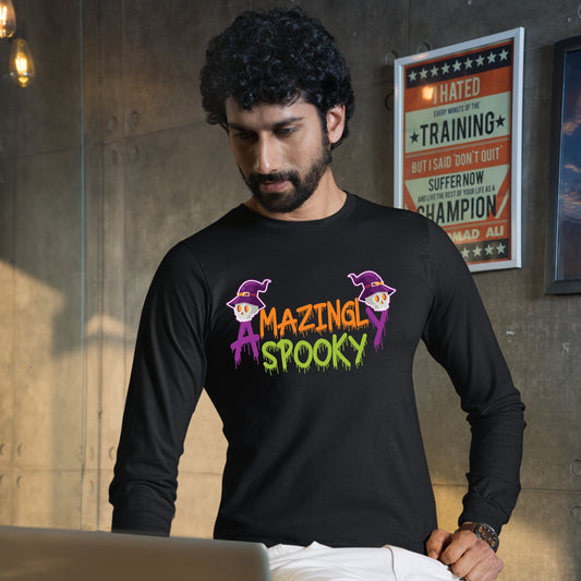 Halloween Amazingly Spooky Sweatshirt, Halloween Gift Sweatshirt, Halloween Sweater, Cute Halloween Sweatshirt, Halloween Design Shirt