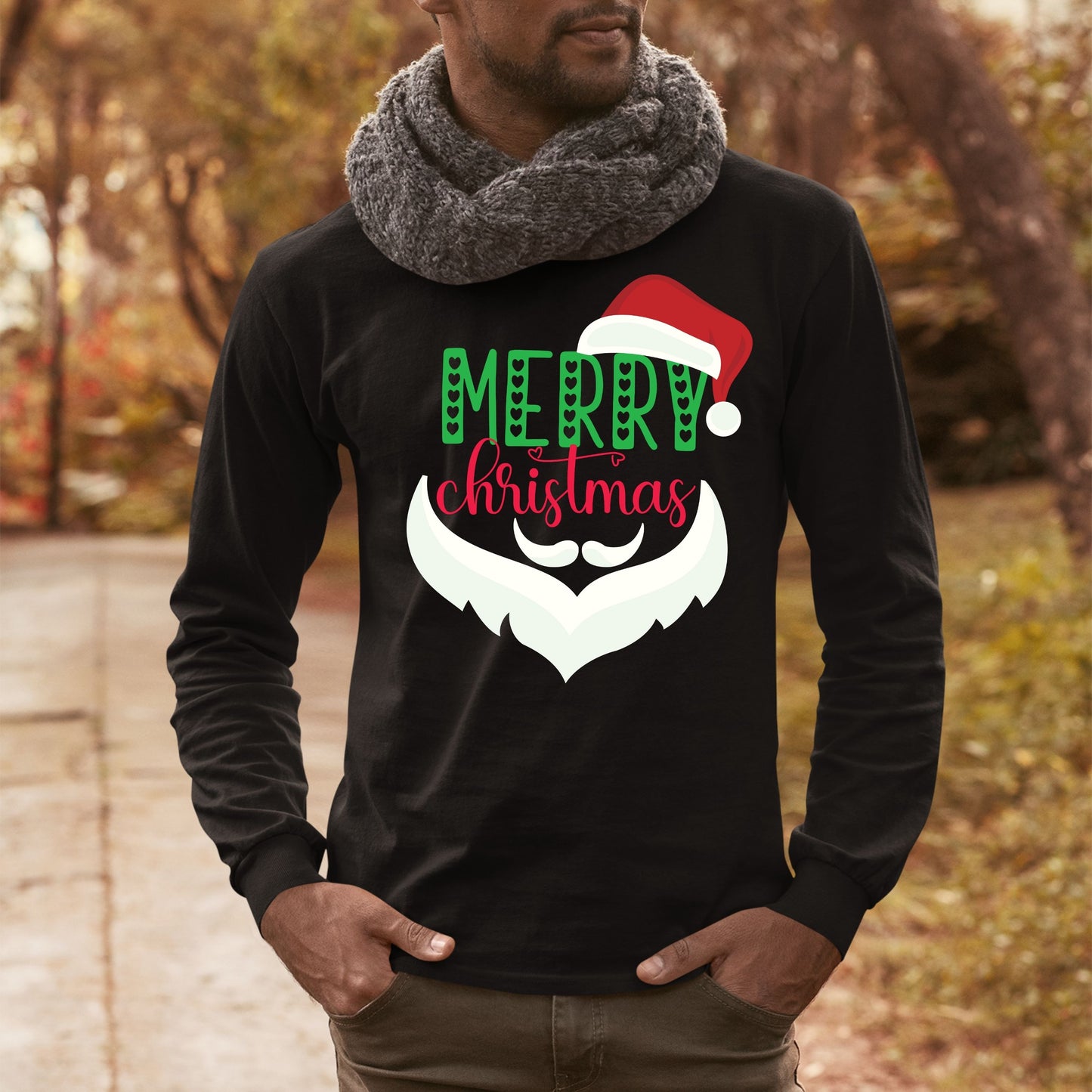 Merry Christmas, Christmas Crewneck For Men, Christmas Sweatshirt, Christmas Long Sleeves, Christmas Present, Christmas Sweater