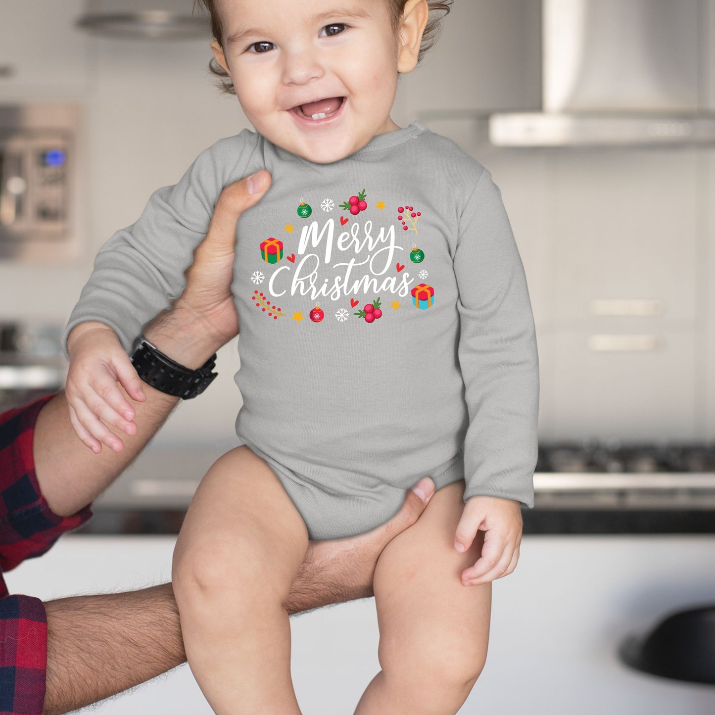 Merry Christmas, Christmas Long Sleeves, Christmas Bodysuits For Kids, Christmas Bodysuits, Christmas Onesies, Christmas Present