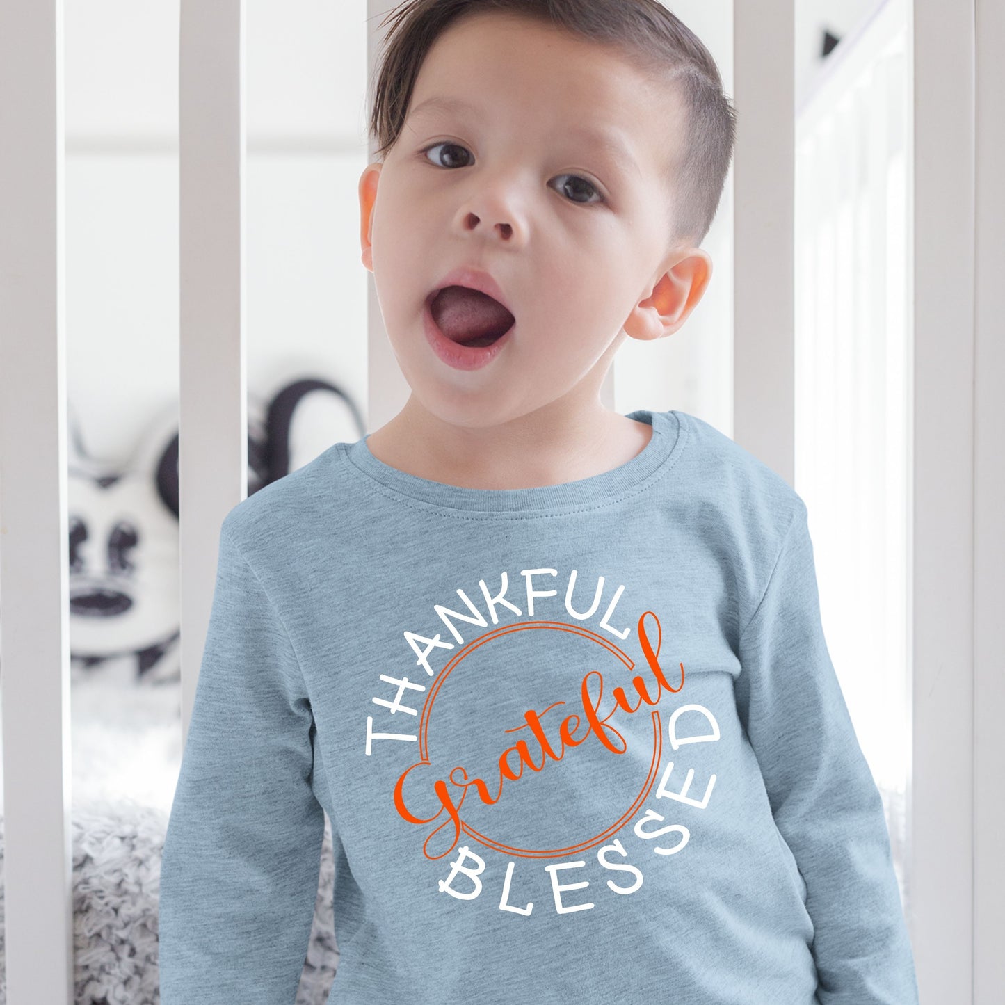 Thankful Grateful Blessed, Thanksgiving Sweatshirt, Thanksgiving Sweater for kids, Thanksgiving Gift Ideas, Cute Thanksgiving