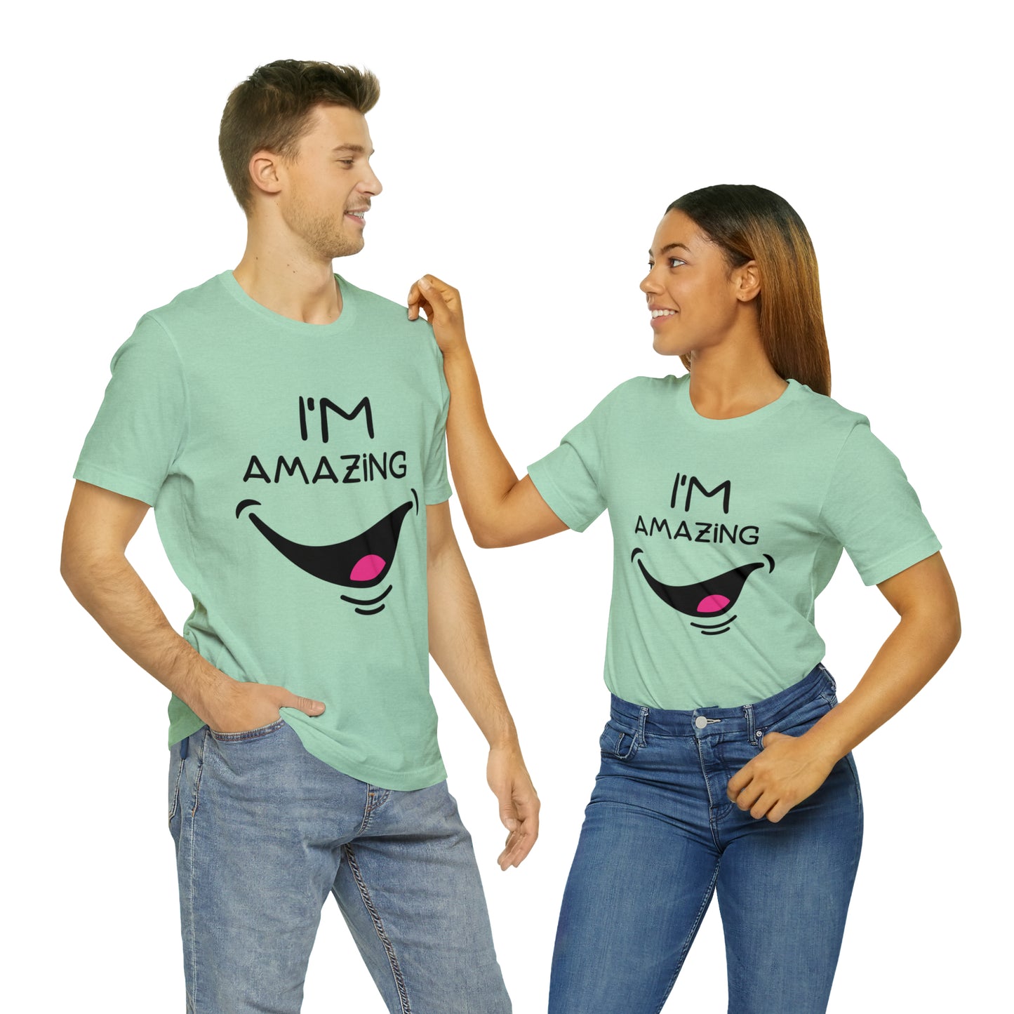 Cheeky Smile I'm Amazing | Unisex Jersey Tee