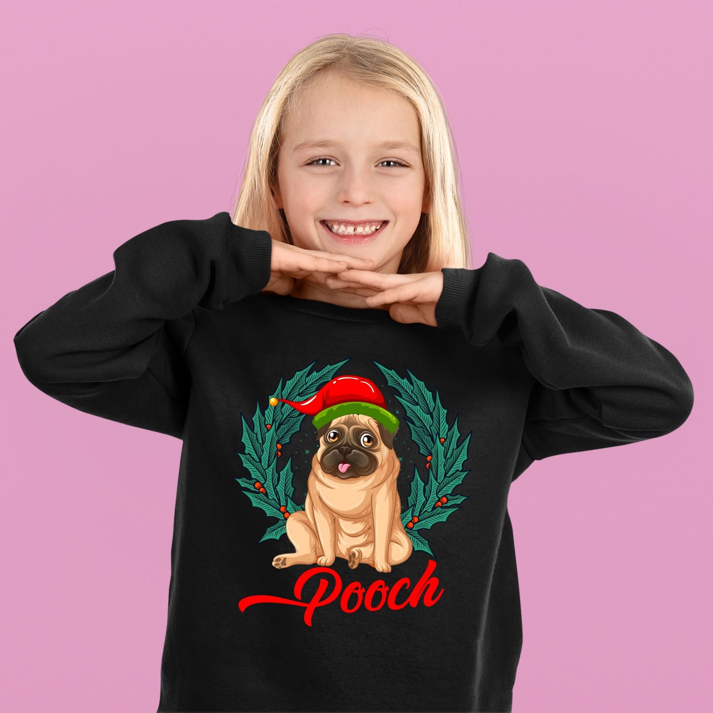 Pooch, Youth Long Sleeve, Christmas Shirts, Christmas Sweatshirts, Christmas, Christmas Clothing, Christmas Decor