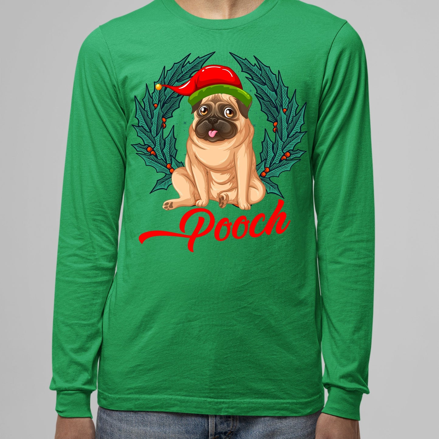 Pooch, Men Long Sleeves, Christmas Shirts, Christmas Sweatshirts, Christmas, Christmas Clothing, Christmas Decor