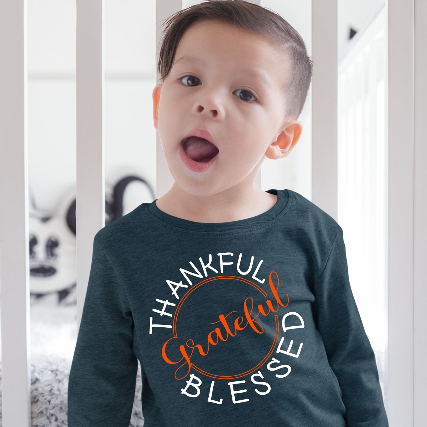 Thankful Grateful Blessed, Thanksgiving Sweatshirt, Thanksgiving Sweater for kids, Thanksgiving Gift Ideas, Cute Thanksgiving