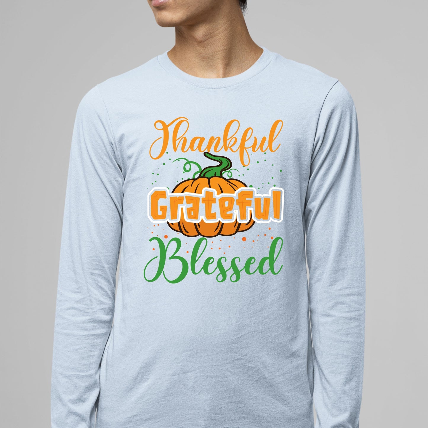 Thankful Grateful Blessed, Thanksgiving Sweatshirt, Thanksgiving Sweater for Men, Thanksgiving Gift Ideas, Cute Thanksgiving
