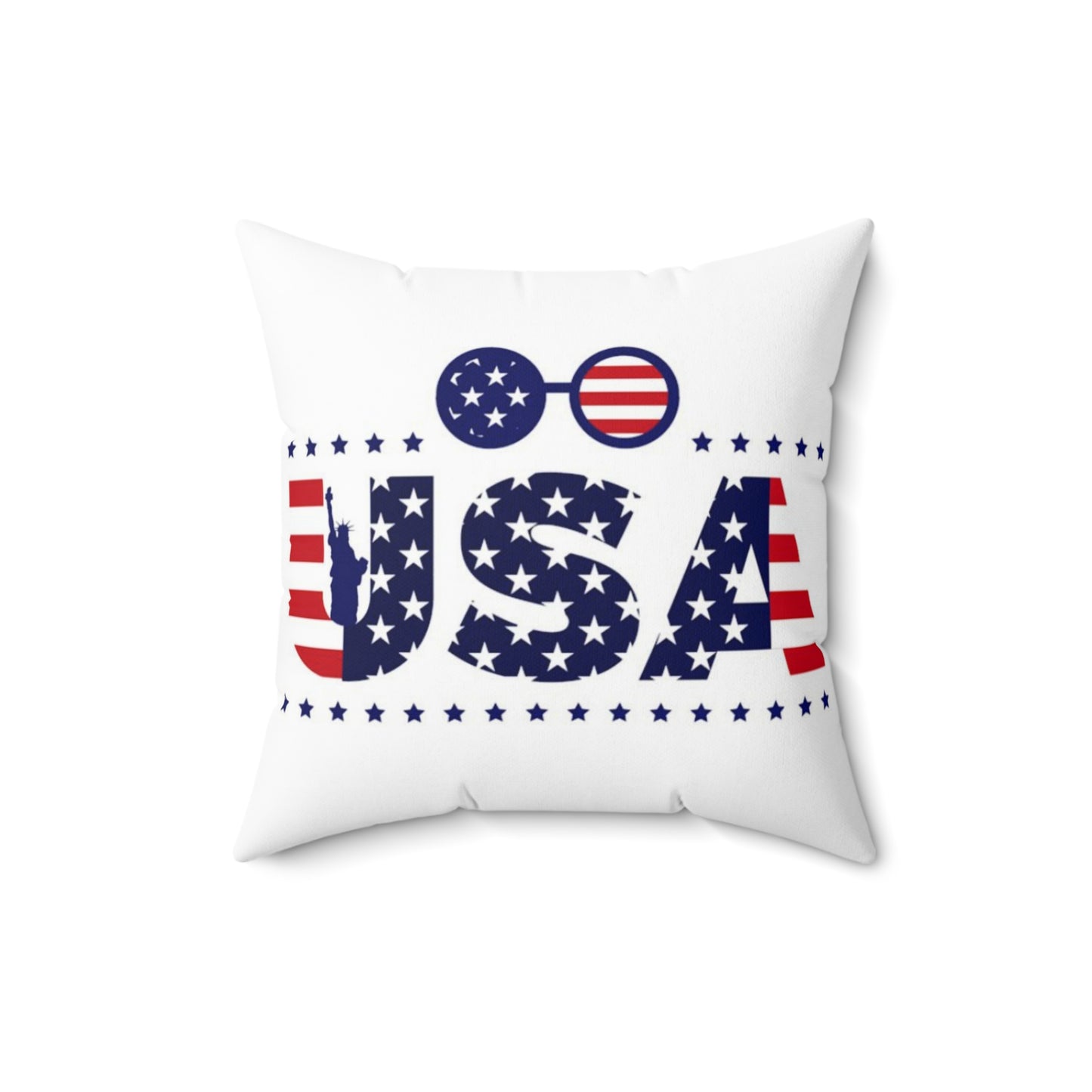 USA Spun Polyester Square Pillow