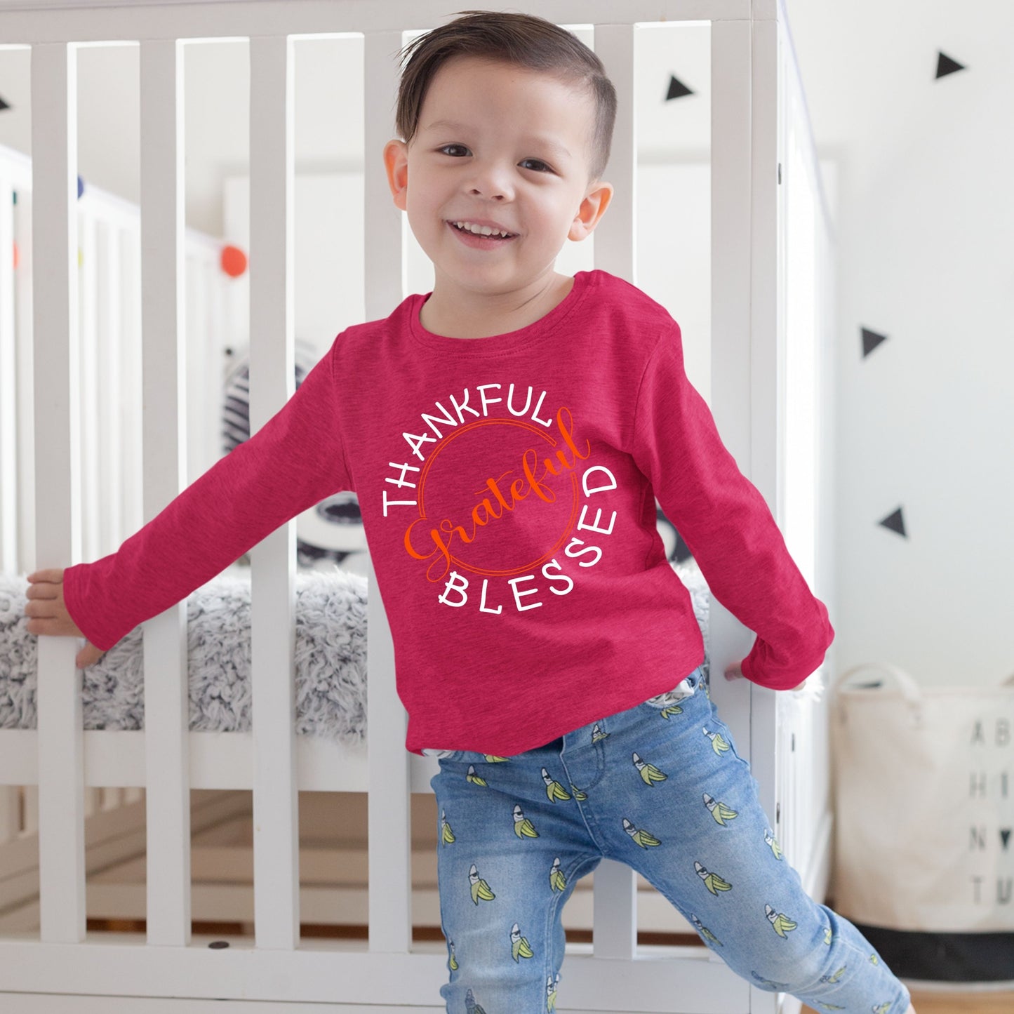 Thankful Grateful Blessed, Thanksgiving Sweatshirt, Thanksgiving Sweater for kids, Thanksgiving Gift Ideas, Cute Thanksgiving