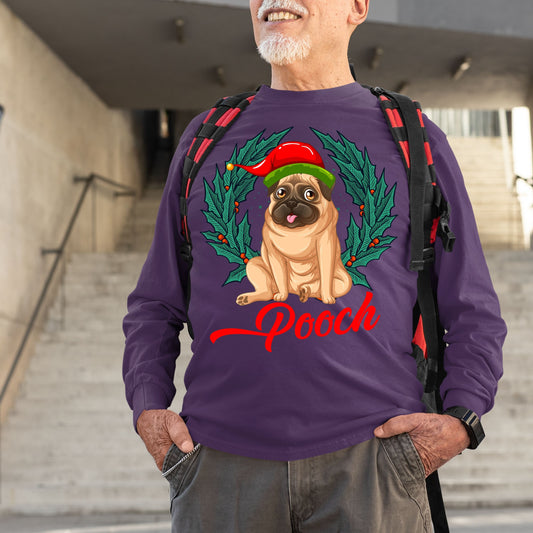 Pooch, Men Long Sleeves, Christmas Shirts, Christmas Sweatshirts, Christmas, Christmas Clothing, Christmas Decor