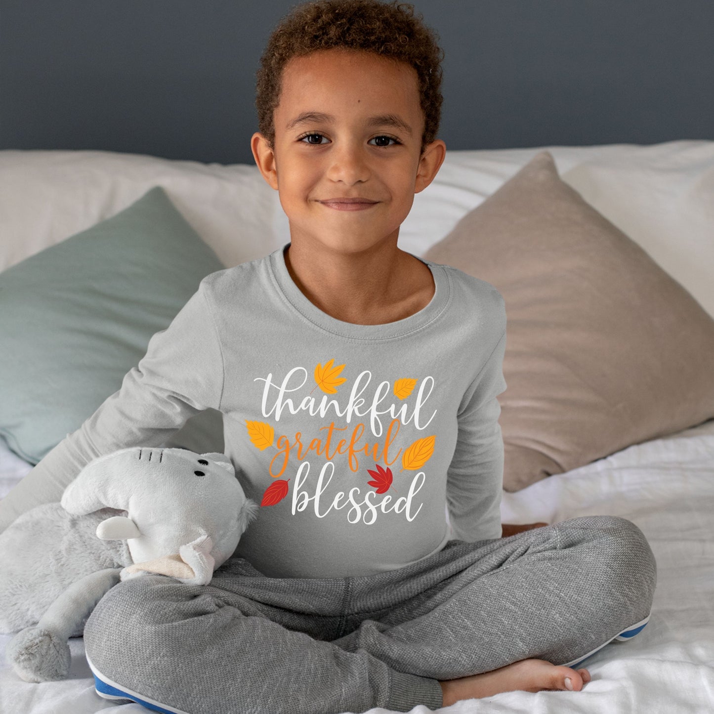 Thankful Grateful Blessed, Thanksgiving Sweatshirt, Thanksgiving Sweater for kids, Thanksgiving Gift Ideas, Cute Thanksgiving