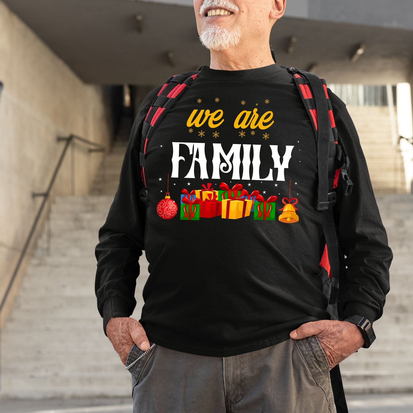 We Are Family, Men Long Sleeves, Christmas, Christmas Decor, Christmas Shirts, Christmas Sweatshirts, Christmas Clothing