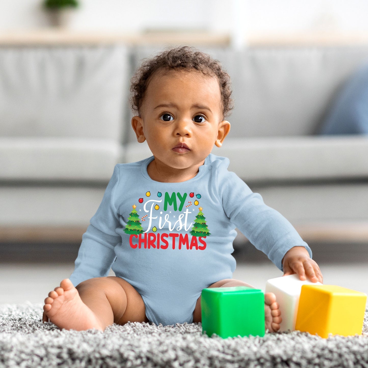 My First Christmas, Christmas Bodysuits For Kids, Christmas Long Sleeves, Christmas Bodysuits, Christmas Onesies, Christmas Present