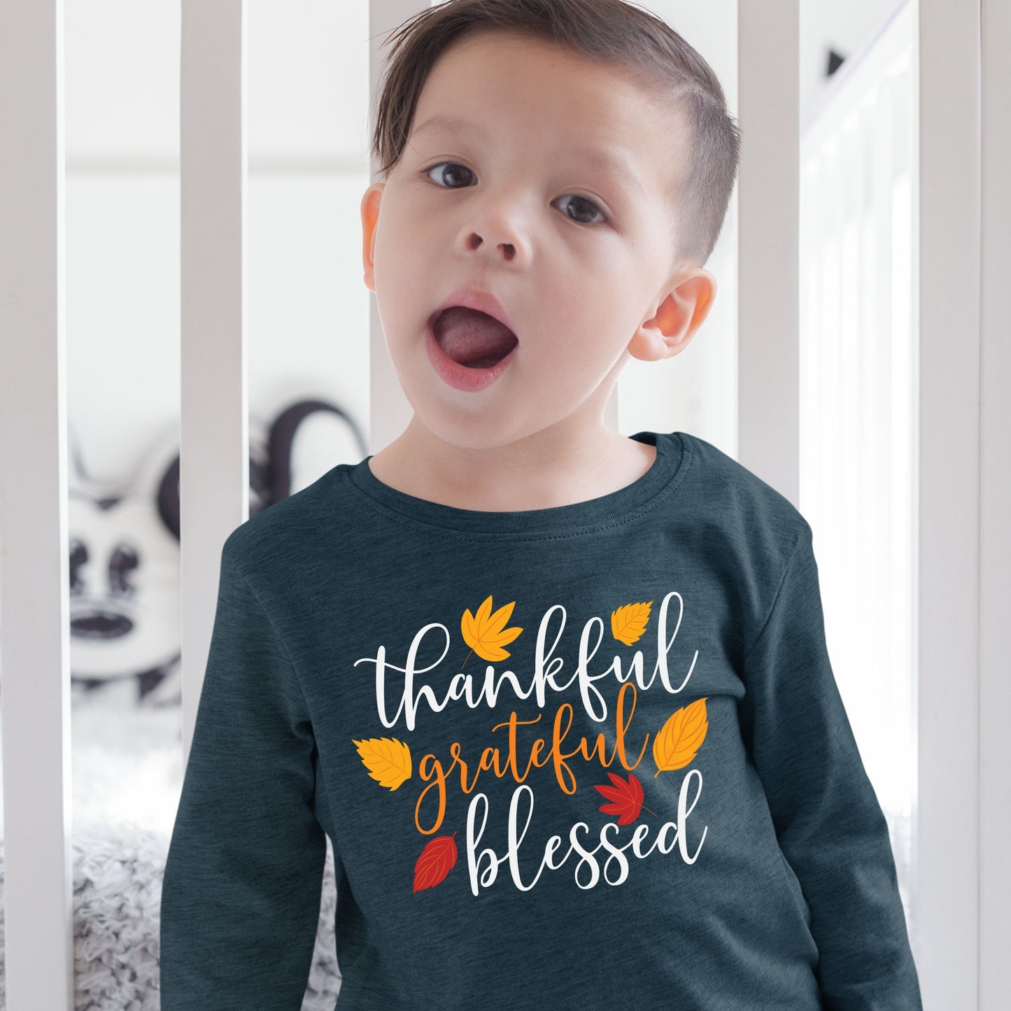 Thankful Grateful Blessed, Thanksgiving Sweatshirt, Thanksgiving Sweater for kids, Thanksgiving Gift Ideas, Cute Thanksgiving