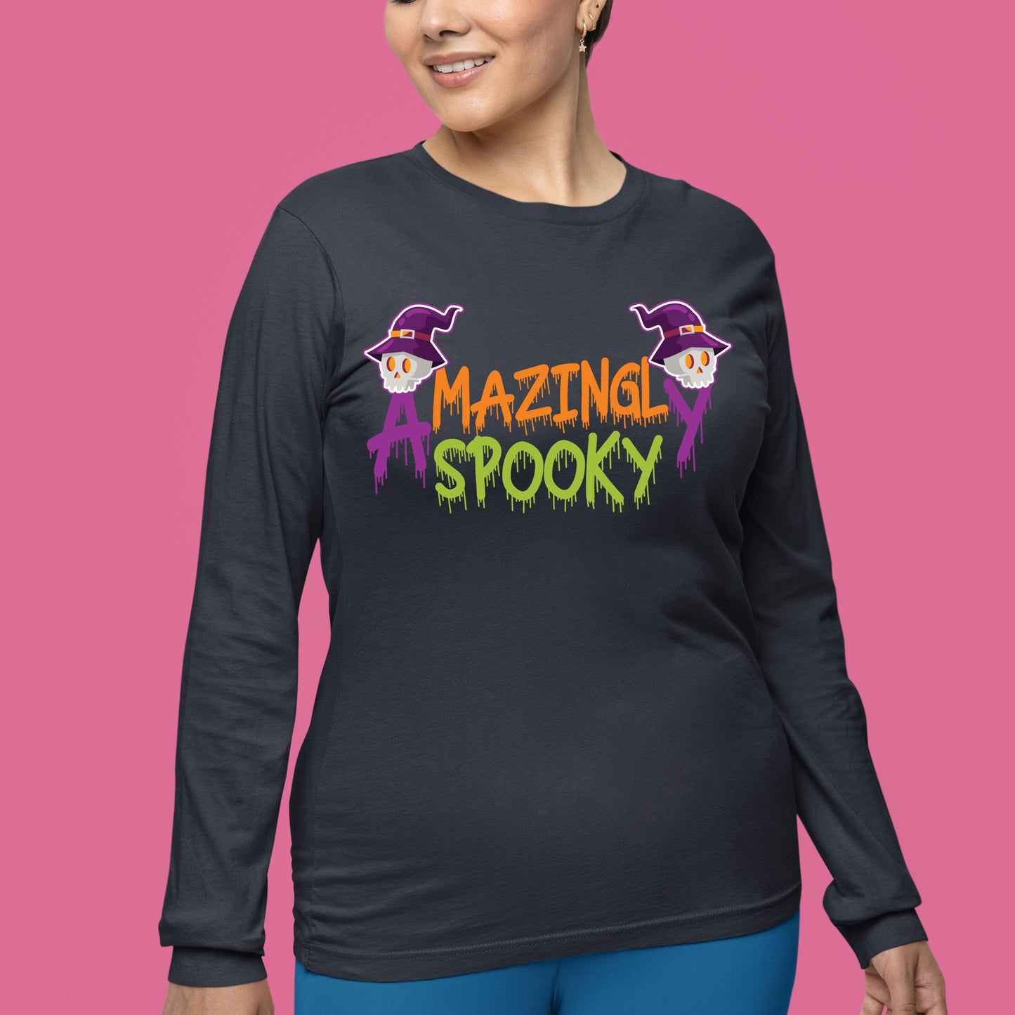Halloween Amzingly Spooky Sweatshirt, Halloween Gift Sweatshirt, Halloween Sweater, Cute Halloween Sweatshirt, Funny Halloween Sweatshirt