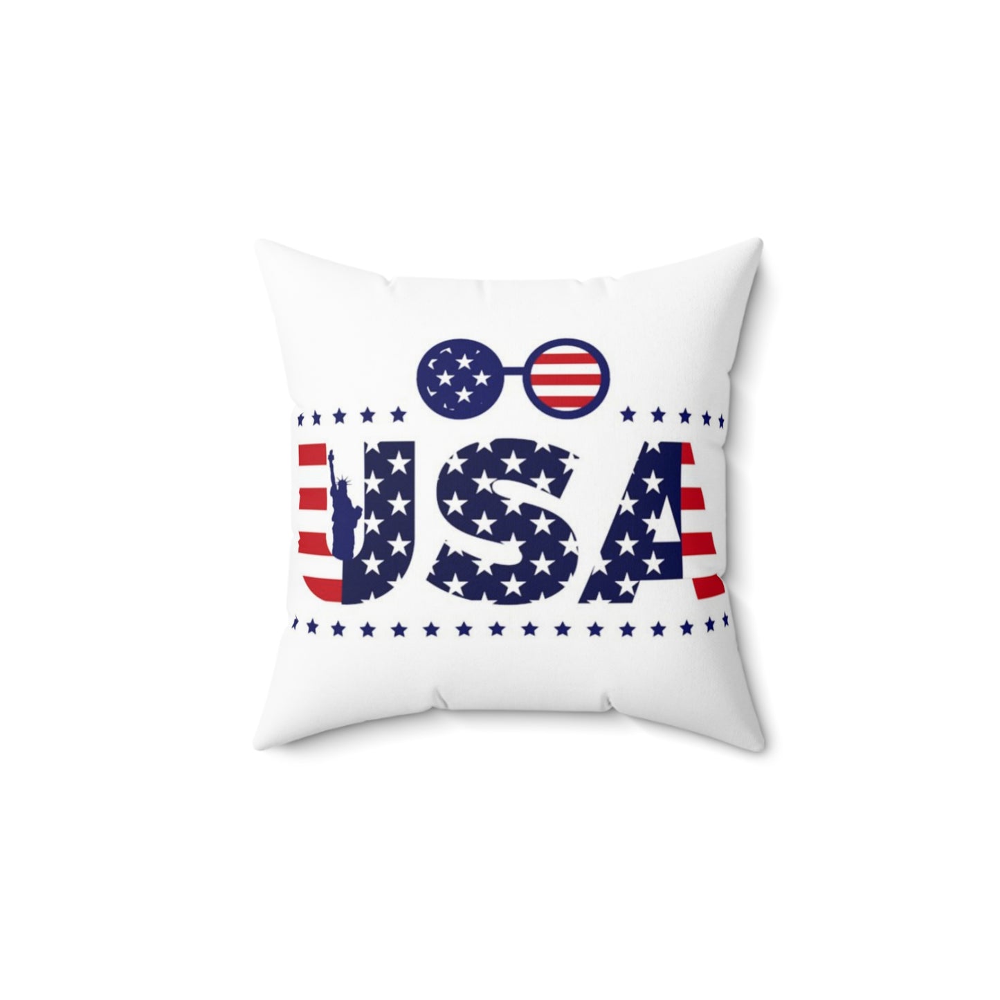 USA Spun Polyester Square Pillow