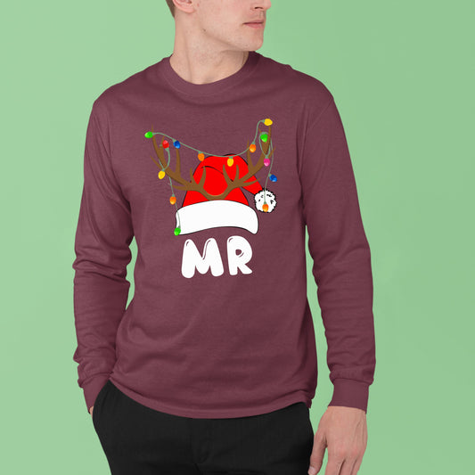 Mr, Men Long Sleeves, Christmas Decor, Christmas Clothing, Christmas Sweatshirts, Christmas Shirts, Christmas