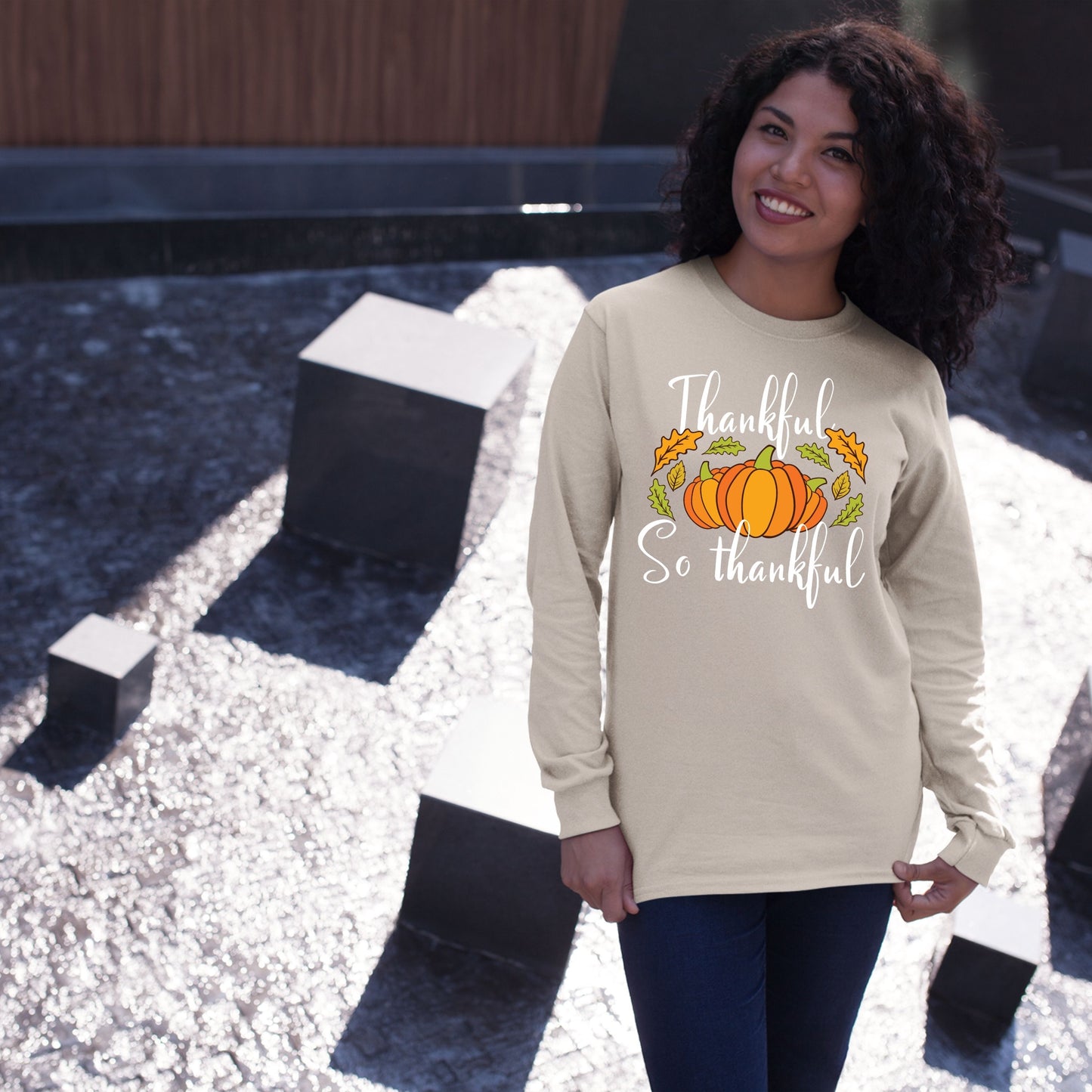 Thankful So Thankful, Thanksgiving Sweatshirt, Thanksgiving Sweater for Women, Thanksgiving Gift Ideas, Cute Thanksgiving