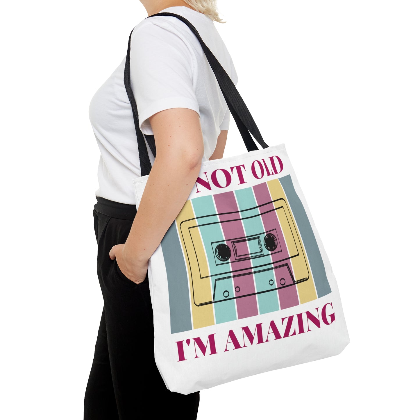 Cassette Tape I'm Not Old I'm Amazing Tote Bag