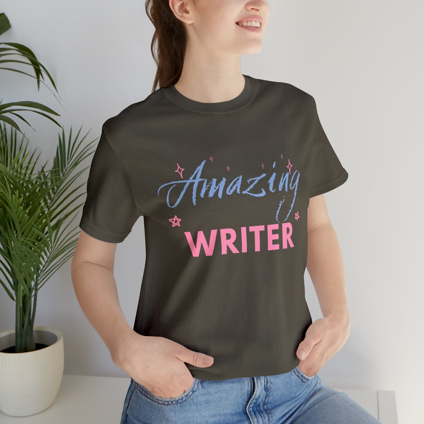 Amazing Writer Unisex Jersey Short Sleeve Tee