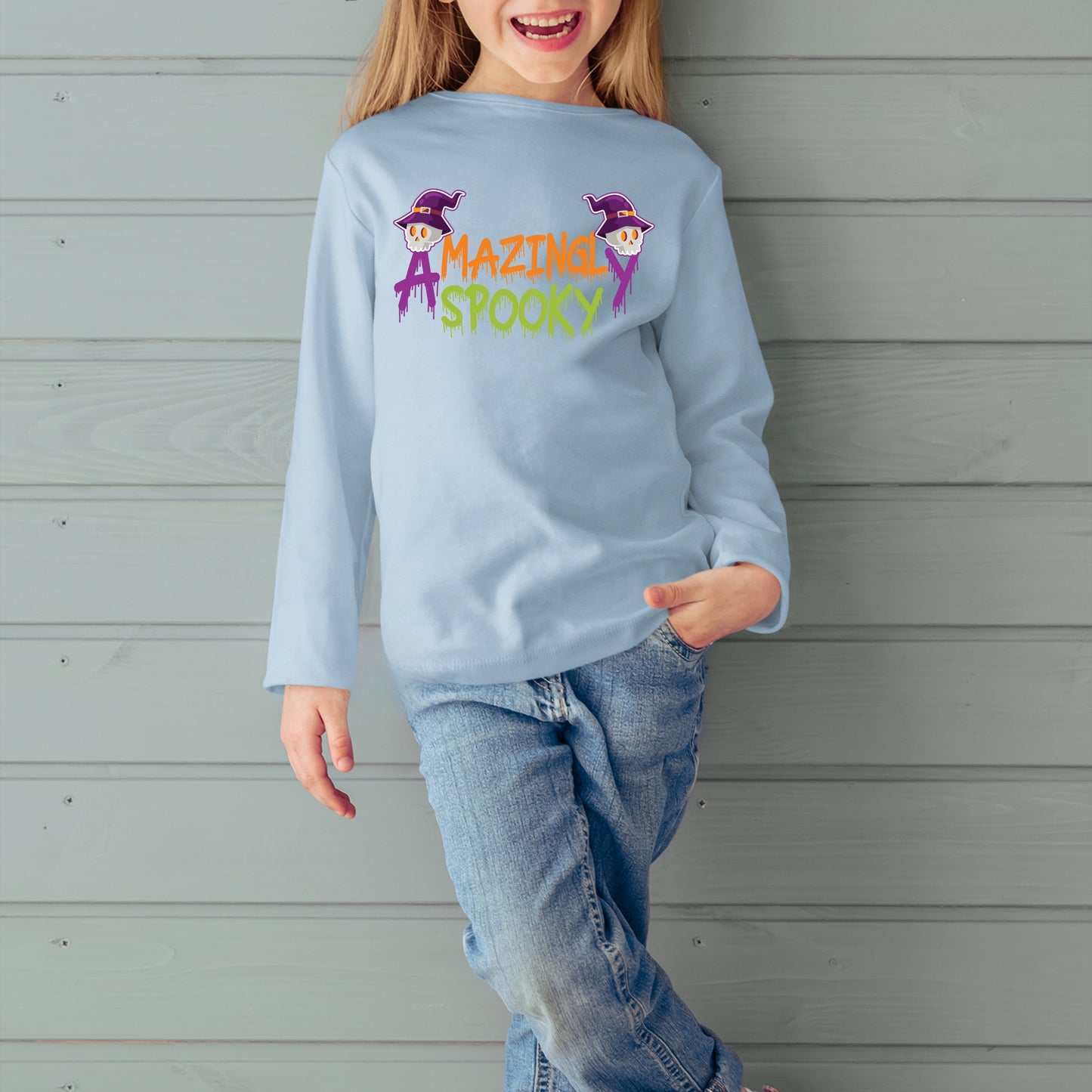 Halloween Amazingly Spooky Sweatshirt, Halloween Gift Sweatshirt, Halloween Sweater, Cute Halloween Sweatshirt, Halloween Design Shirt