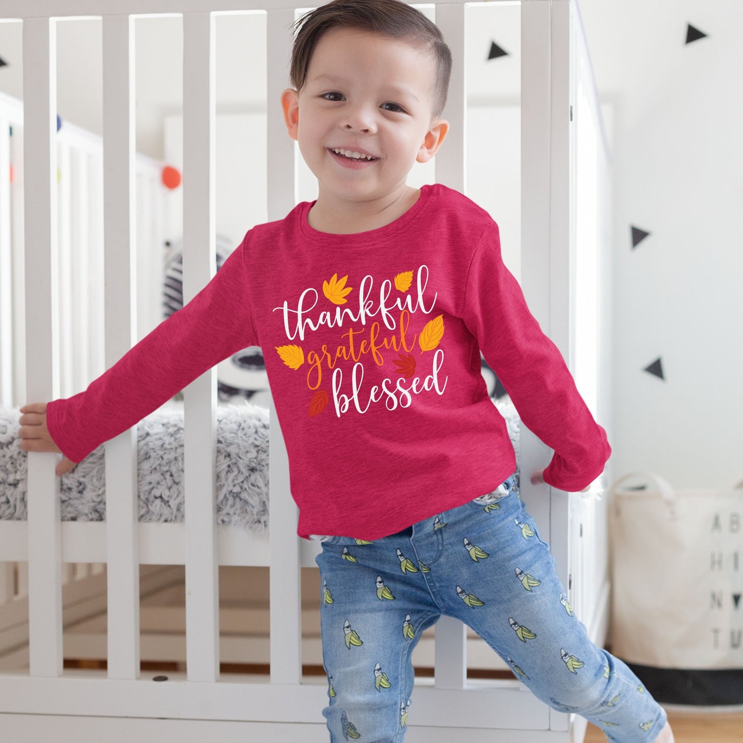 Thankful Grateful Blessed, Thanksgiving Sweatshirt, Thanksgiving Sweater for kids, Thanksgiving Gift Ideas, Cute Thanksgiving